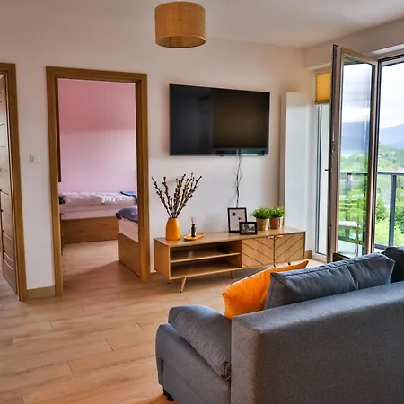 아파트 M&d W Karkonoszach 2 Sypialnie, Salon Z Aneksem, Balkon, Widok Na Gory 옐레니아구라
